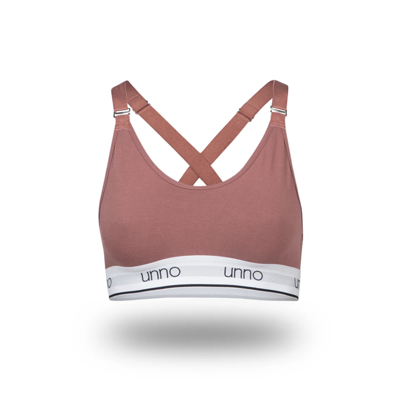 CROSSED BRA TOP